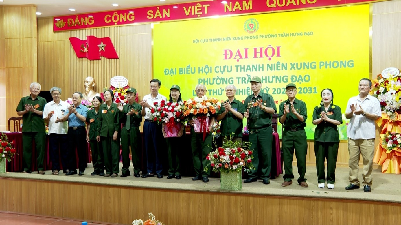 HỘI CỰU THANH NIÊN XUNG PHONG PHƯỜNG TRẦN HƯNG ĐẠO TỔ CHỨC ĐẠI HỘI ĐẠI BIỂU LẦN THỨ I