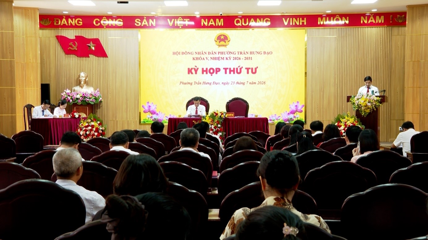 HĐND PHƯỜNG TRẦN HƯNG ĐẠO THÔNG QUA CÁC NGHỊ QUYẾT QUAN TRỌNG