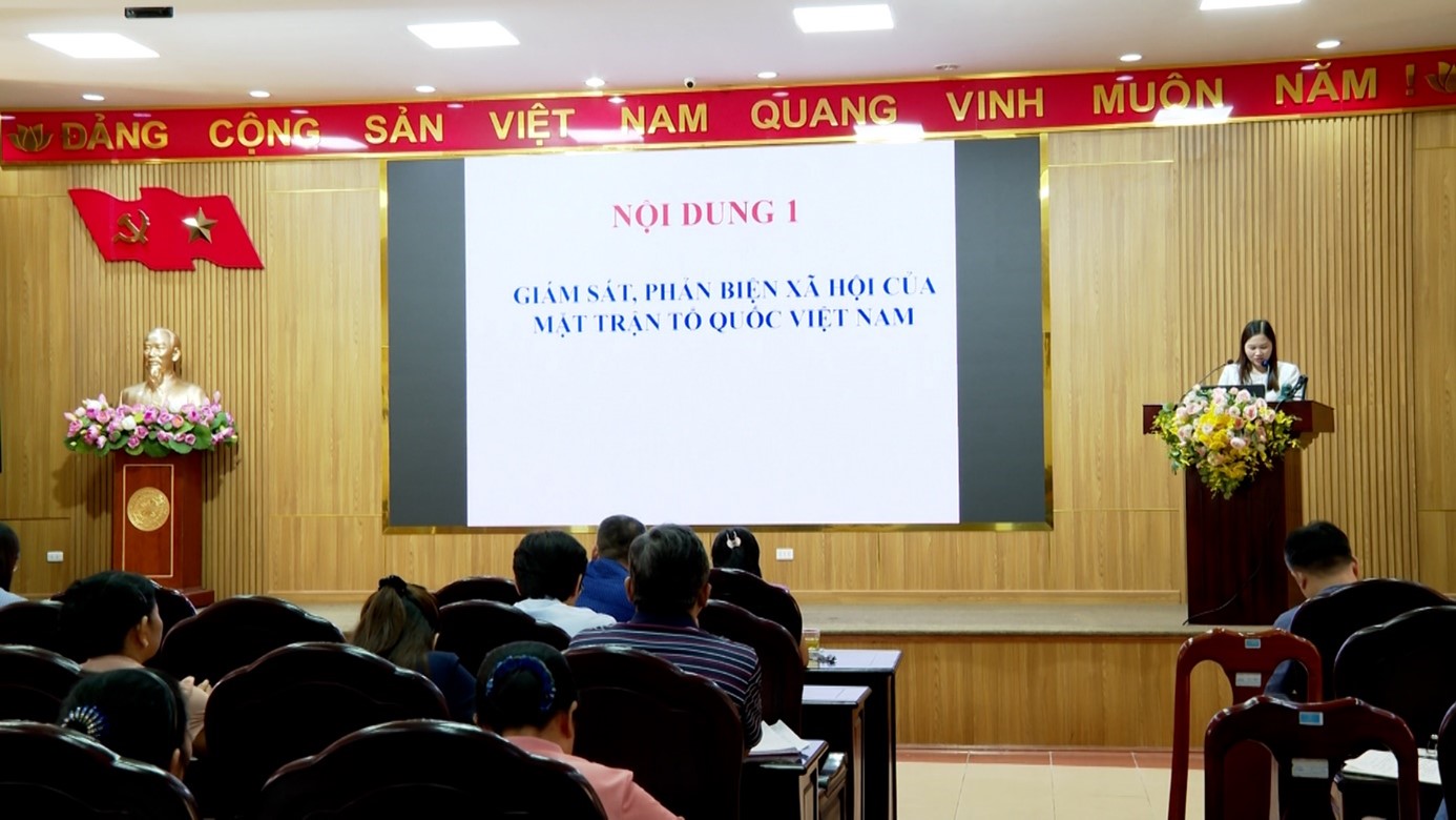 PHƯỜNG TRẦN HƯNG ĐẠO TẬP HUẤN NGHIỆP VỤ CÔNG TÁC MẶT TRẬN NĂM 2026
