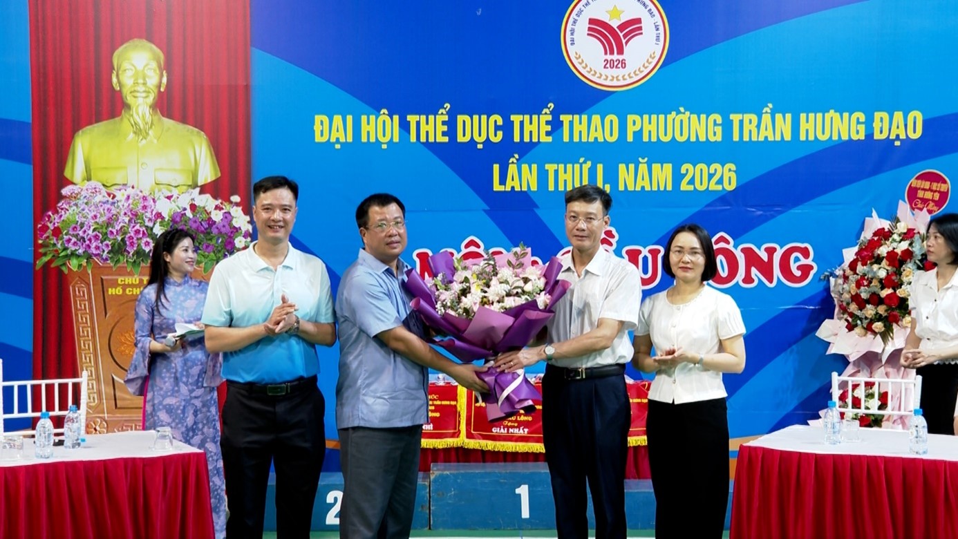 PHƯỜNG TRẦN HƯNG ĐẠO KHAI MẠC GIẢI CẦU LÔNG NĂM 2026