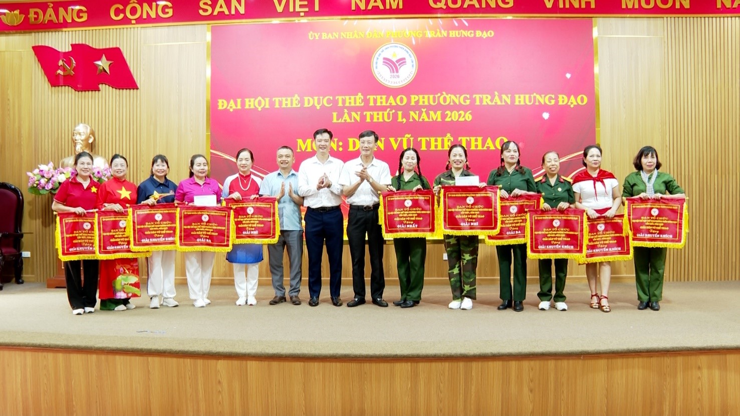 SÔI NỔI GIẢI DÂN VŨ THỂ THAO PHƯỜNG TRẦN HƯNG ĐẠO NĂM 2026