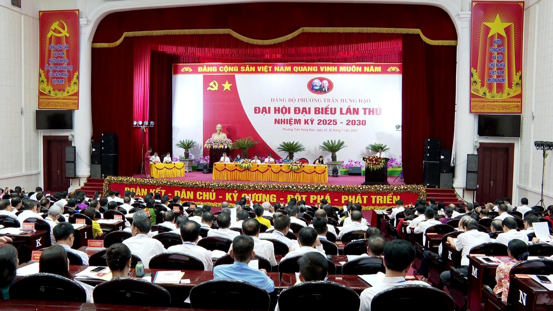 Đại hội đại biểu Đảng bộ phường Trần Hưng Đạo lần thứ I, nhiệm kỳ 2025 – 2030 họp phiên trù bị